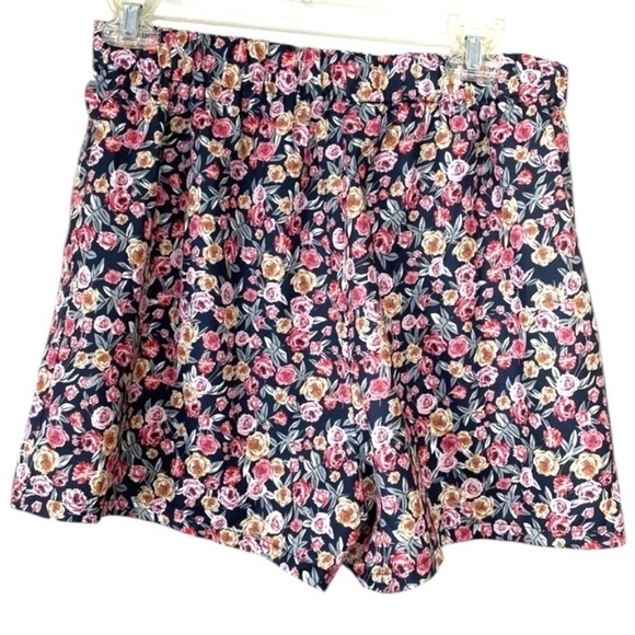 Ditsy Floral Shirred Flutter Sleeve Top & Shorts - Size L Cottagecore - Picture 3 of 15